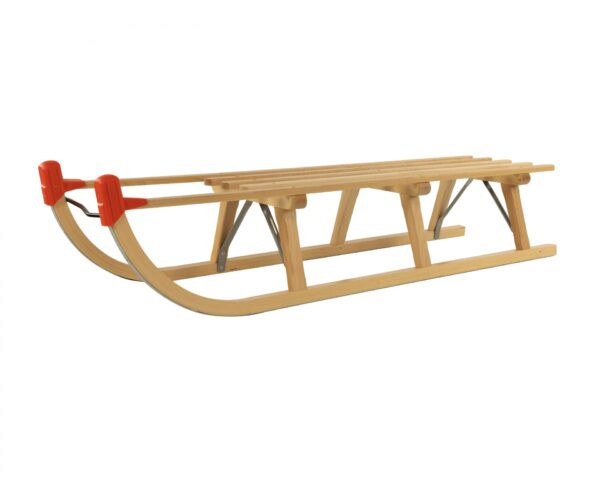 Piros erősített szánkó (120 cm) - Image 3