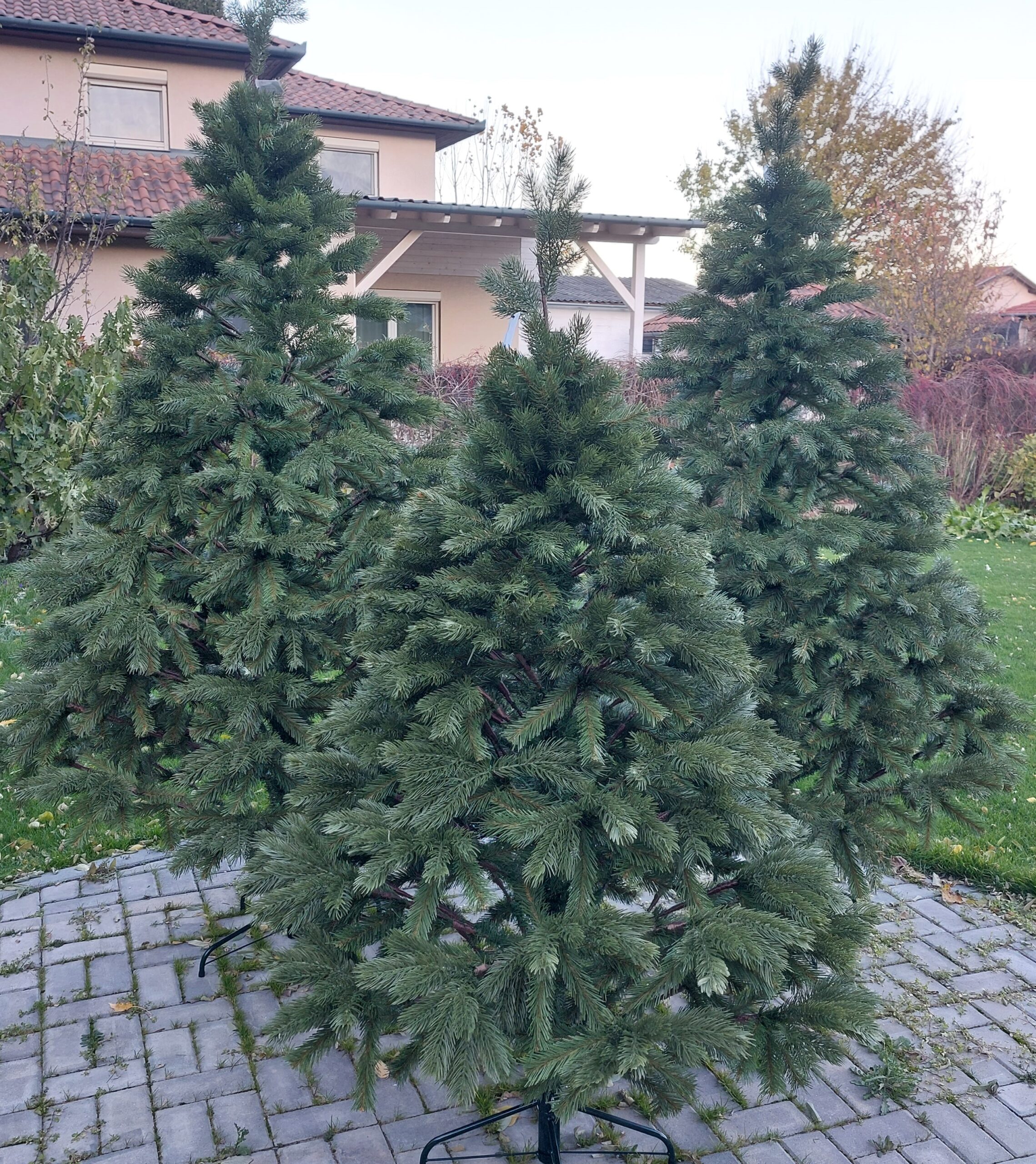 M11 kevertszálas zöld műfenyő (kevert 3D)