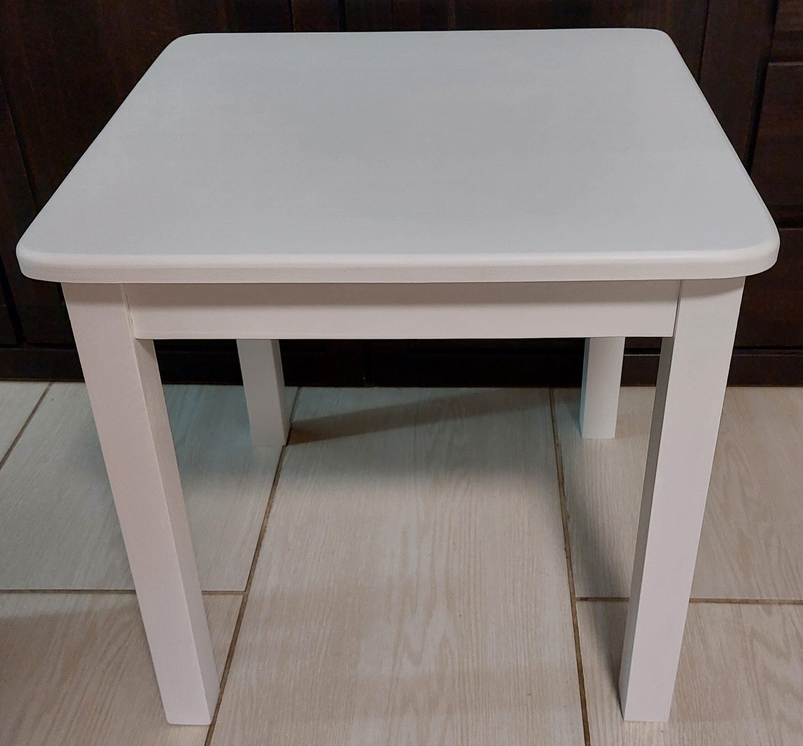 Natúr-fehér/teljesen fehér fenyő gyermekasztal - Image 4